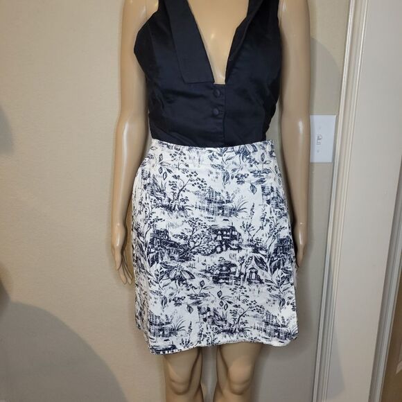 David N Sport Knee Length Graphic Print A-Line skort. - Picture 12 of 14